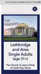 Mobile Screenshot of lethbridgesingles.org